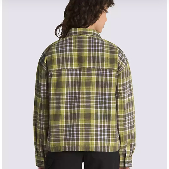 VANS NEW Roadside Flannel Shacket - Picture 9 of 12